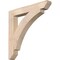 Ekena Millwork Thorton Slat Smooth Bracket, Douglas Fir, 3 1/2"W x 26"D x 26"H BKT04X26X26THR06SDF - alternate 1